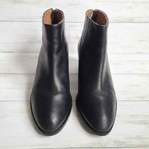 Seychelles Floodplain Ankle Bootie in Black Leather